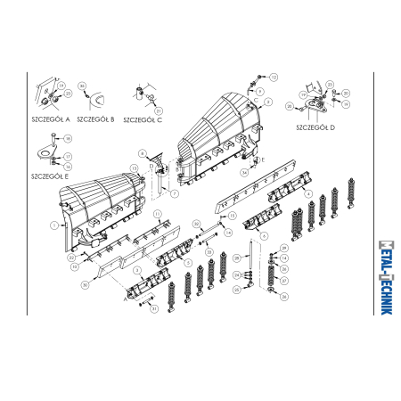 Części zamienne Pług składany TYTAN